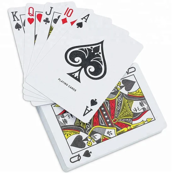 Gioco di carte da gioco interattivo in carta con bordi multicolori per giochi da tavolo per feste